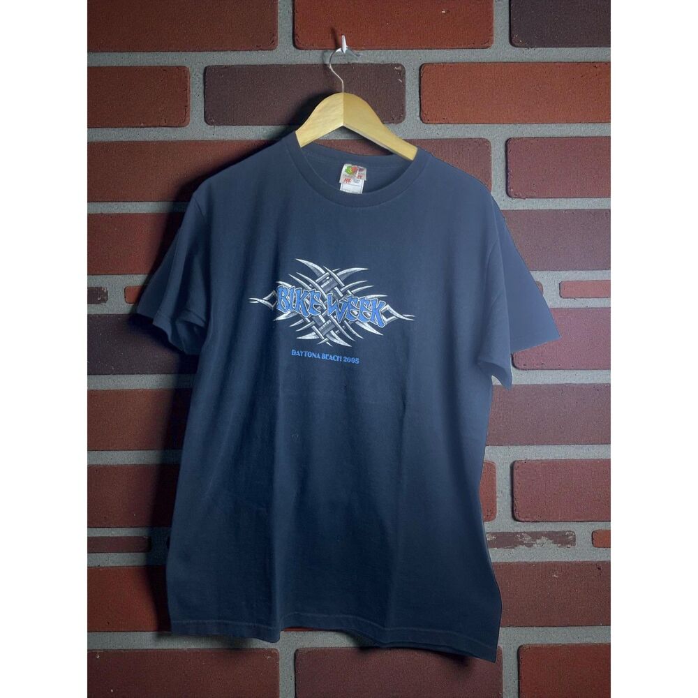 Vintage 2005 Daytona Bike Week Tee – Size L (Black)